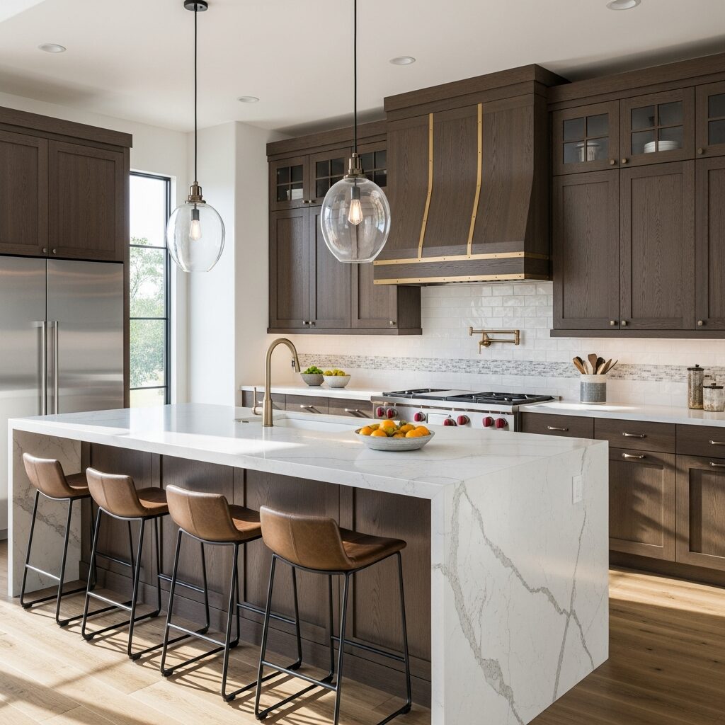 A meticulously planned, well-designed modern kitchen